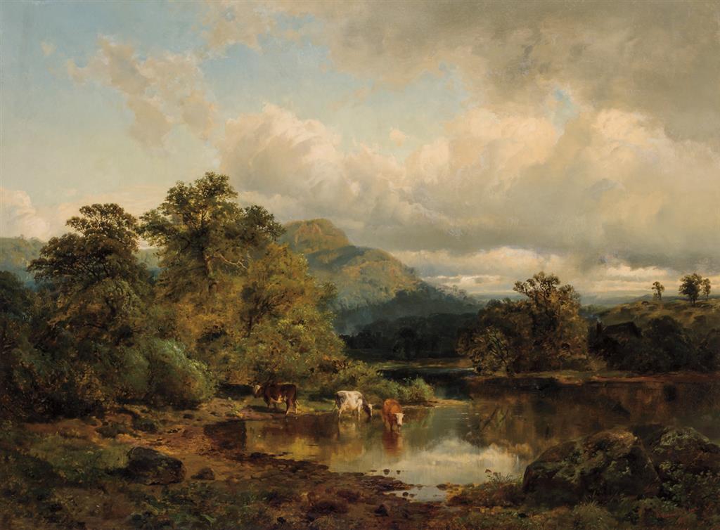 Appraisal: EDMUND DARCH LEWIS American - Landscape Near the Susquehanna oil