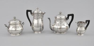 Appraisal: A Fine Silver Coffee and Tea Set Consisting of a