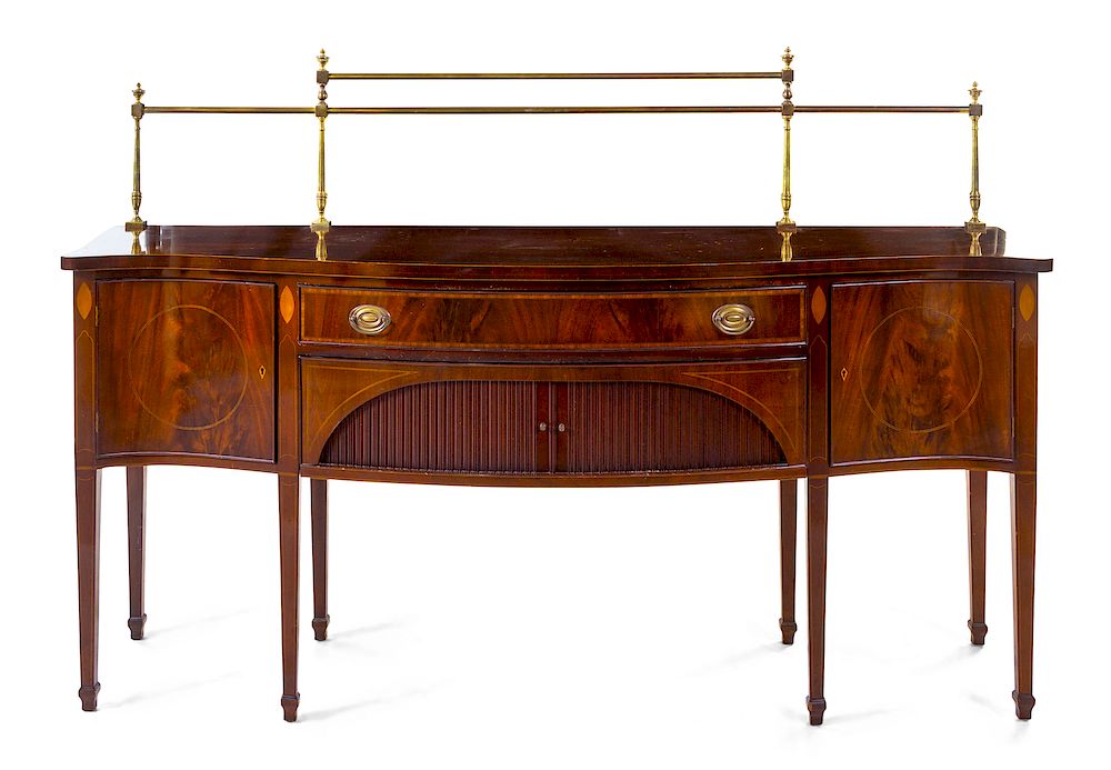 Appraisal: A George III Style Mahogany Sideboard A George III Style