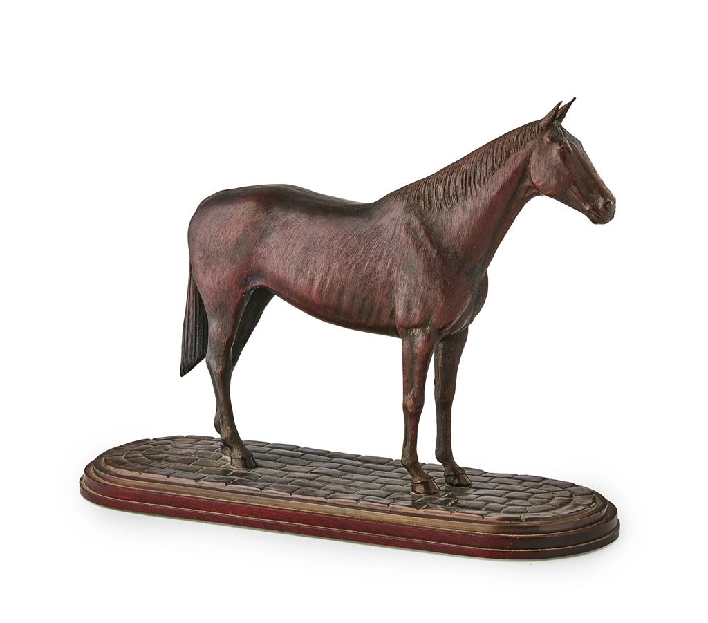 Appraisal: WILLIAM A HEPWORTH - 'LUCIUS' BRONZE FIGURE OF A HORSE