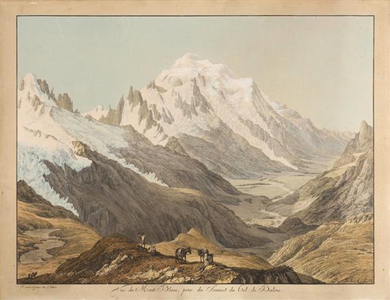 Appraisal: MONT BLANC -Jean Antoine Linck - Vue de Mont Blanc