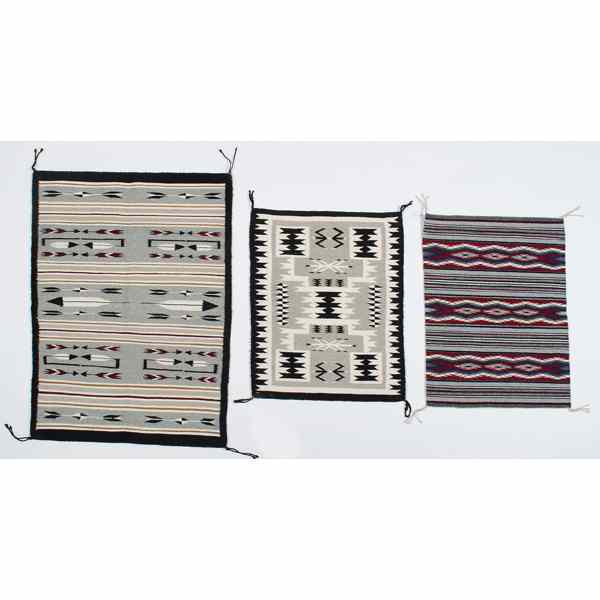 Appraisal: Navajo Regional Weavings lot of including one by Maggie Marge