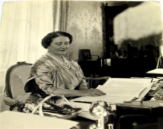 Appraisal: Cecil Beaton photograph of HRH Queen Elizabeth The Queen Mother