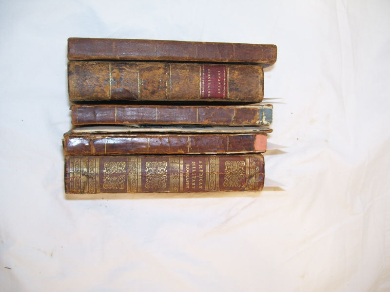 Appraisal: - Early Military Books Lot Includes Abstract Infantry Tactics Boston