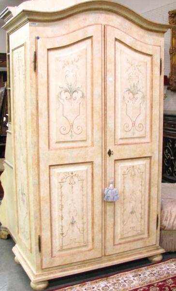 Appraisal: Traditional Style TV Armoire Painted Finish