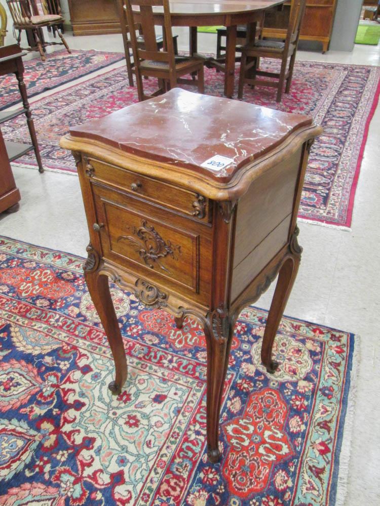 Appraisal: LOUIS XV STYLE NIGHTSTAND French late th century having an