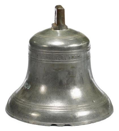 Appraisal: Cast steel bell meneely west troy new york