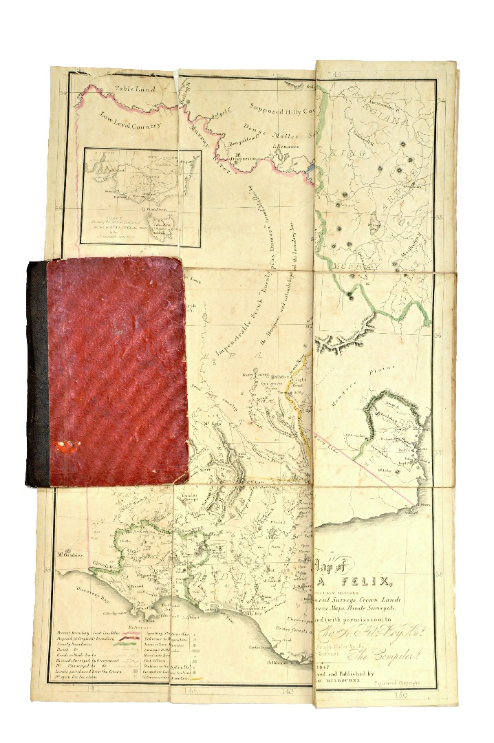 Appraisal: Thomas HAM - A Map of Australia Felix x cms