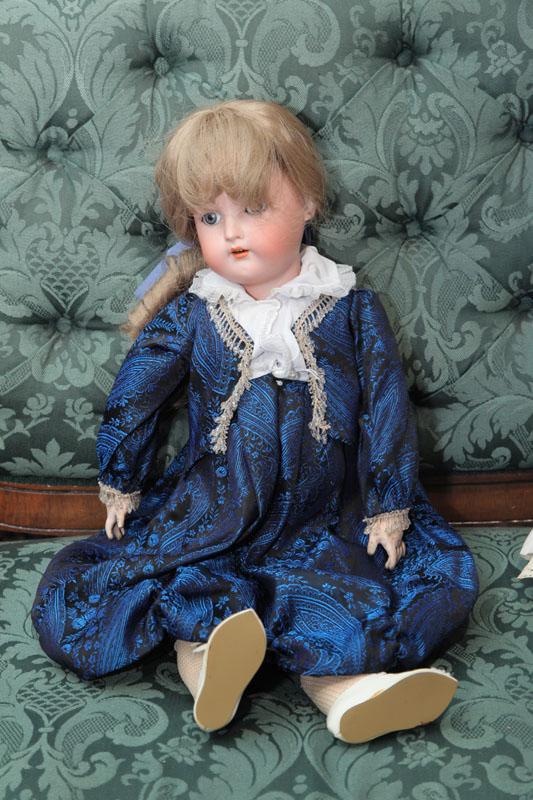 Appraisal: BISQUE HEAD DOLL Marked K R with a star and