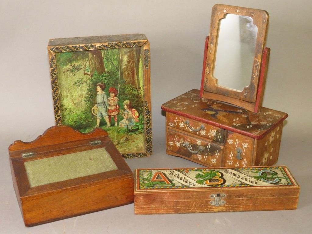 Appraisal: CHILDREN'S TOY FURNITURE OR PLAY ACCESSORIESca th-early th century miniature