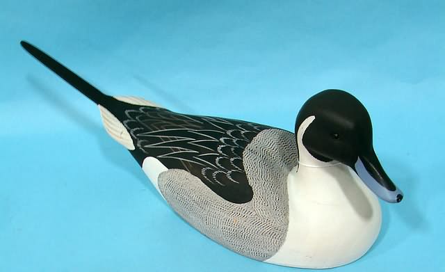 Appraisal: Decorative flat bottom Pintail decoy by Roe Terry Chincoteague VA