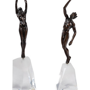 Appraisal: Frederick Hart American - Ascent to Victory bronze on acrylic