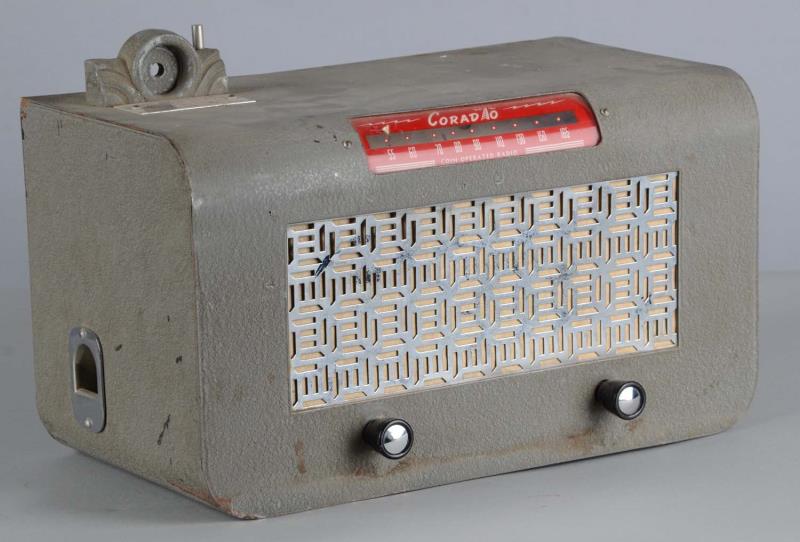 Appraisal: Coradio Tabletop Hotel Radio Art Deco style Coradio offers two