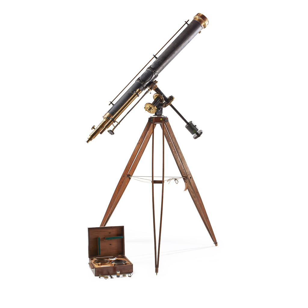 Appraisal: -INCH REFRACTING TELESCOPE BY WILLIAM T GREGG NEW YORK LATE