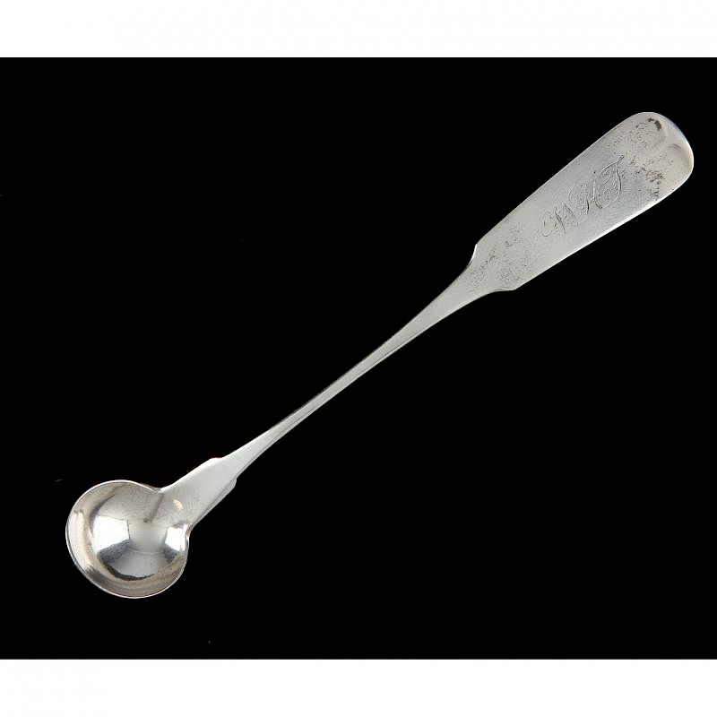 Appraisal: Virginia Coin Silver Mustard Ladle by Mitchell Tyler Richmond with