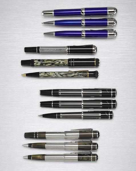 Appraisal: MONTBLANC William Faulkner Limited Edition Writers Series -Piece Set Faulkner