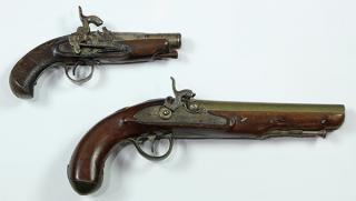 Appraisal: Lot of Flintlock pistol group Lot of Flintlock pistol group