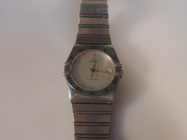 Appraisal: A gentleman's stainless steel Omega Constellation wristwatch c 's with