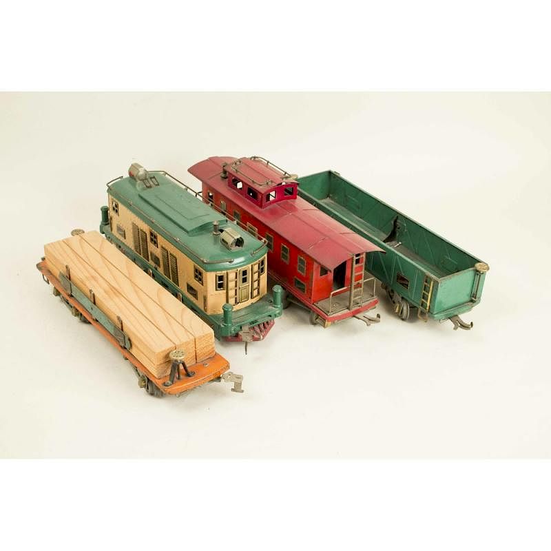 Appraisal: American Flyer Standard Gauge Freight Train American Flyer standard gauge