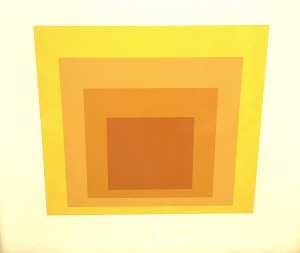 Appraisal: After Josef Albers - - Homage to the Square screenprint