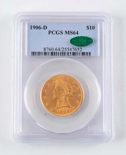 Appraisal: D Gold Liberty Coin PCGS MS CAC