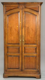 Appraisal: Contemporary two door cabinet with shelves and two over four