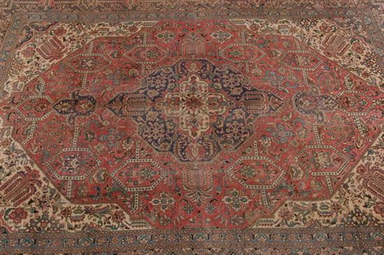 Appraisal: TABRIZ RUG ft in x ft in