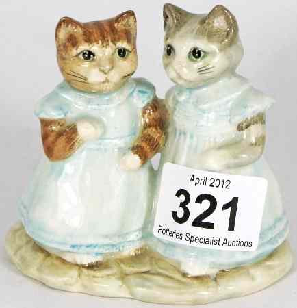 Appraisal: Royal Albert Beatrix Potter Figure Mittens and Moppet BP a