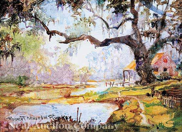 Appraisal: Robert M Rucker American Louisiana - Live Oak on the