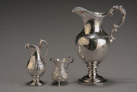 Appraisal: Lot Property of Various Owners American Silver Water Pitcher and