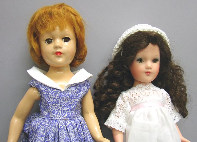 Appraisal: Pair of Mary Hoyer dolls compo and HP Compo doll