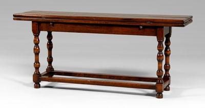 Appraisal: Baroque style dining table maple and other mixed woods top