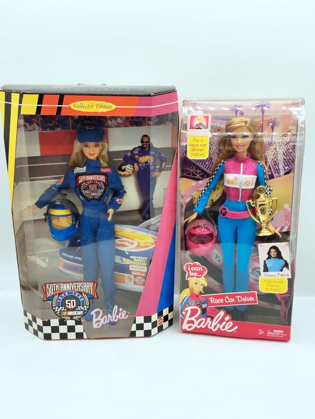 Appraisal: Race Car Driver Barbies - Danica Patrick NASCAR Dolls are