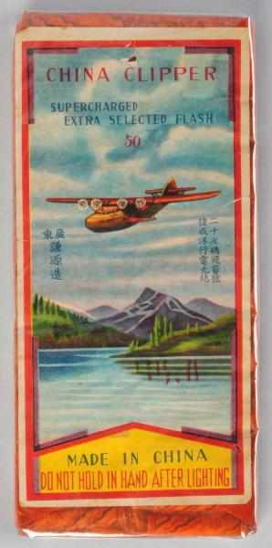 Appraisal: China Clipper -Pack Firecrackers Class Great image of seaplane May