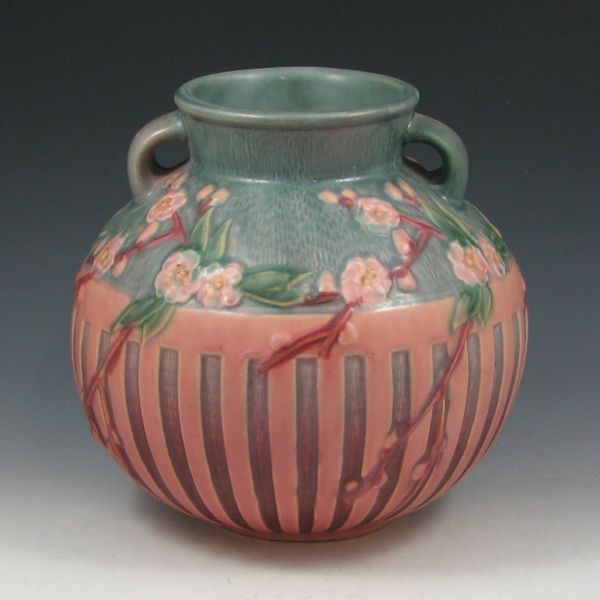 Appraisal: Roseville Cherry Blossom - bulbous vase in pink and blue