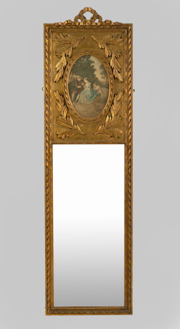 Appraisal: Belle Epoque Carved Giltwood Looking Glass first quarter th century