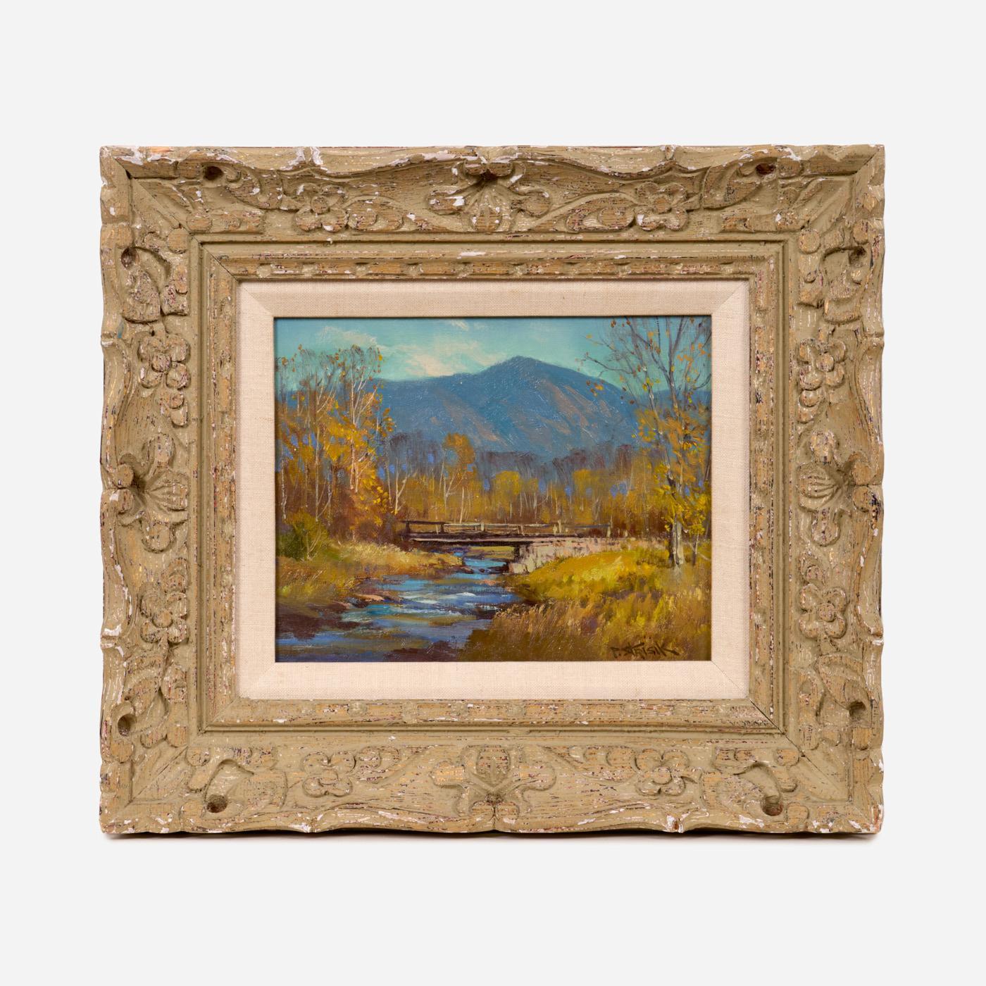 Appraisal: PAUL STRISIK OCTOBER TAOS OIL Paul Strisik Massachusetts - October