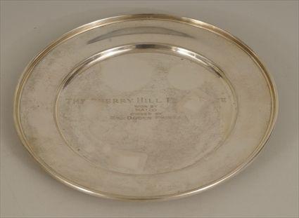 Appraisal: S Kirk Son Sterling Silver Presentation Tray The Cherry Hill