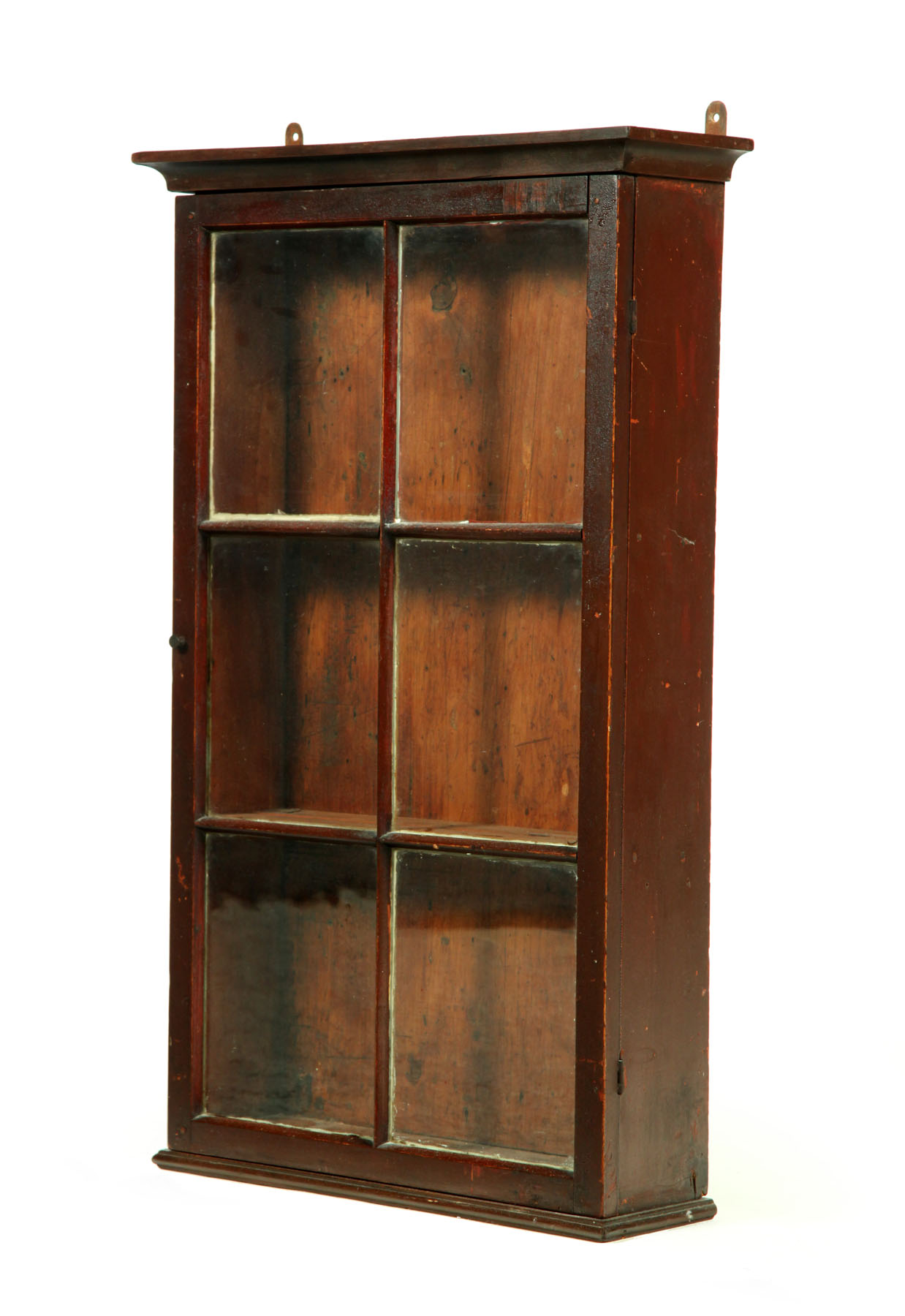 Appraisal: HANGING CUPBOARD American th century Pine with old finish Single