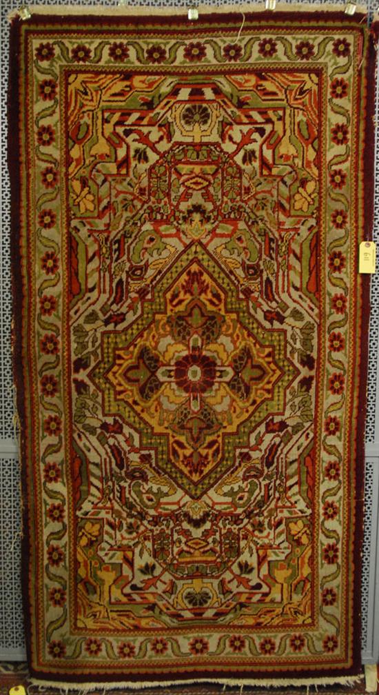 Appraisal: AGRA RUG India circa feet x feet inch