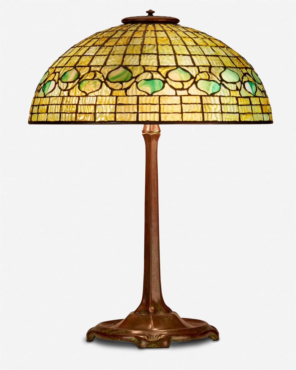 Appraisal: A Tiffany Studios Acorn table lamp Circa - New York