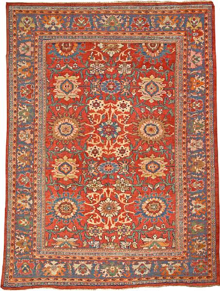 Appraisal: A Mahal rug Central Persia circa size approximately ft in