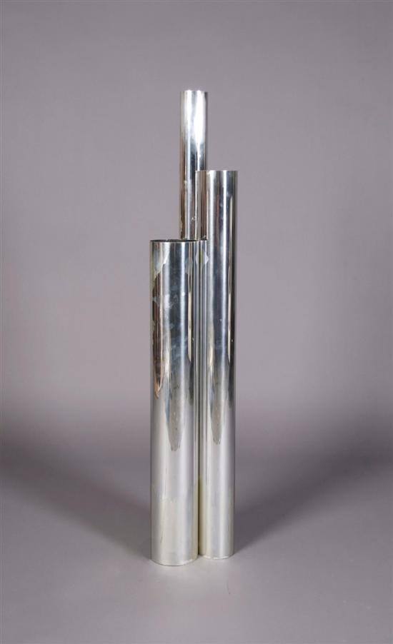 Appraisal: A Chrome Floor Lamp Height inches