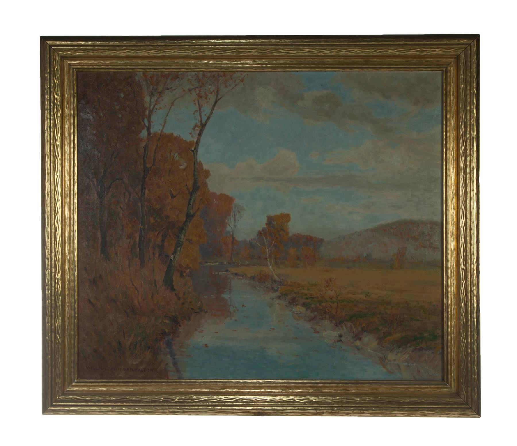 Appraisal: LANDSCAPE BY WILLIAM CRAWFORD DALTON OHIO B Oil on canvas