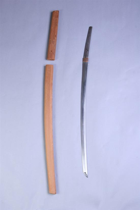 Appraisal: JAPANESE LONG SWORD KATANA New sword period mid th century