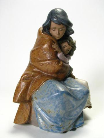 Appraisal: Lladro ''Sisterly Love'' issued retired Jose Puche no box