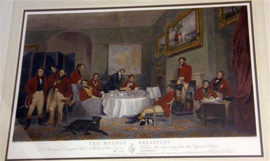 Appraisal: th century print After F Grant The Melton Breakfast h