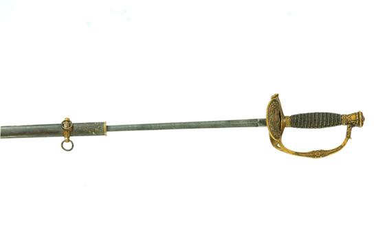 Appraisal: SWORD American mid th century Civil War era officer's sword