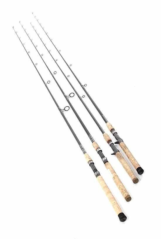 Appraisal: Collection of Cape Fear fishing rods ADV MSPF - oz