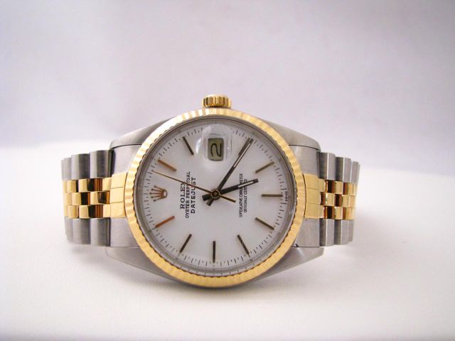 Appraisal: Gentleman's Rolex Datejust watch with original box and paperwork Two-tone